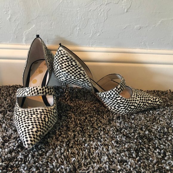 Boden Shoes - Boden brand pony hair leather heels.  38.5